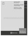 Electrolux ECFD3068AS Use & Care Manual