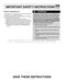 Professional Series CPMO227NUF Owner's Manual Page #6