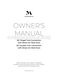 GE ZTSX1DSSNSS Owner's Manual