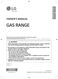 LG LSG4513BD Owner's Manual