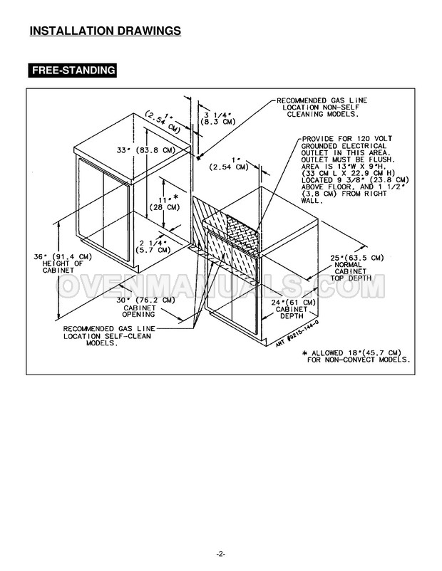 Maytag MGR4452BDW Range Installation Manual