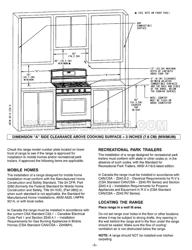 Maytag MGR5775QDW Range Installation Manual