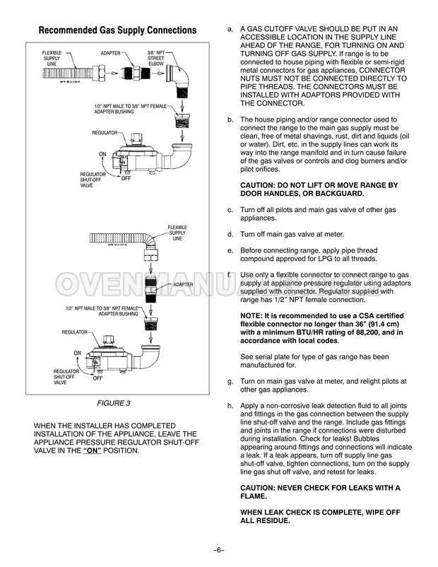Maytag MGR5775QDW Range Installation Manual