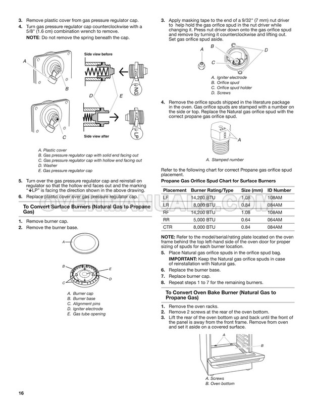 Maytag MGR6600FZ Range Installation Instructions