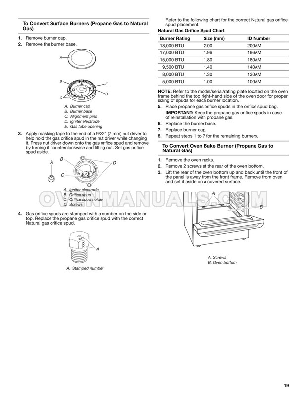 Maytag MGR6600FZ Range Installation Instructions