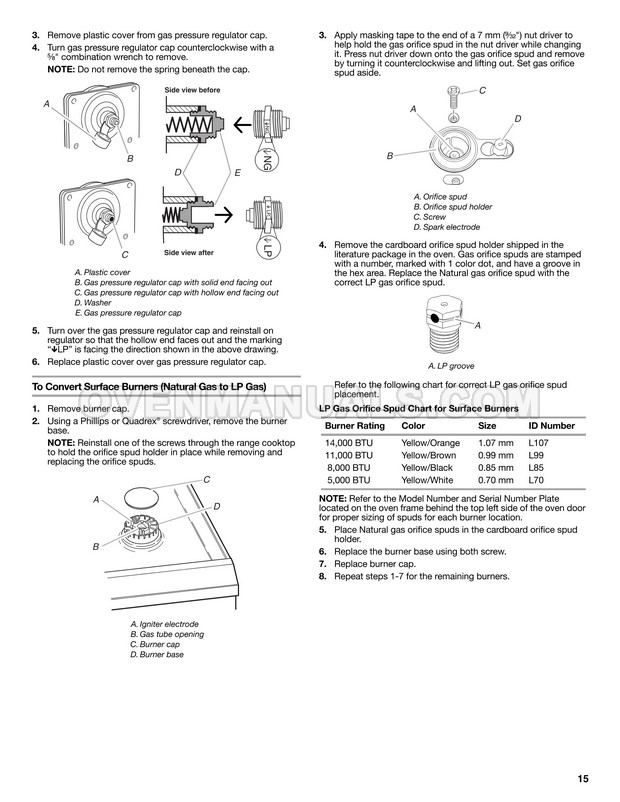 Maytag MGR7661WB Range Installation Instructions