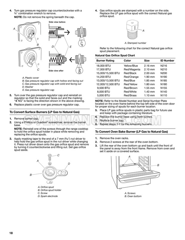 Maytag MGR7661WB Range Installation Instructions