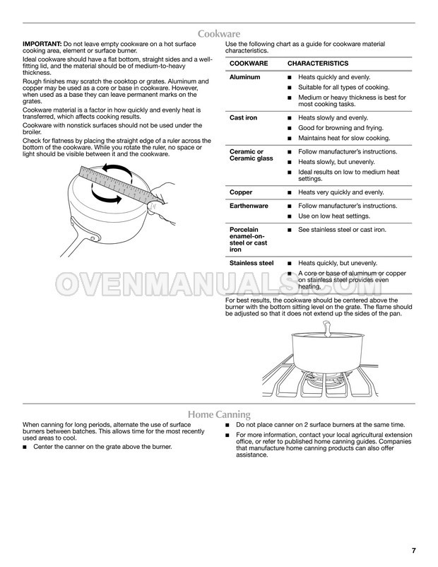 Maytag MGR8674AS Range User Instructions