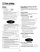 Performa MGRH752BDW Use and Care Guide Page #14