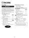 Performa MGRH752BDW Use and Care Guide Page #15
