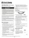 Performa MGRH752BDW Use and Care Guide Page #21
