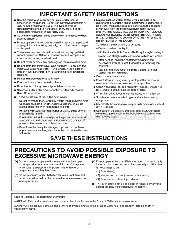 Maytag MMV1175JZ Microwave Oven User Guide