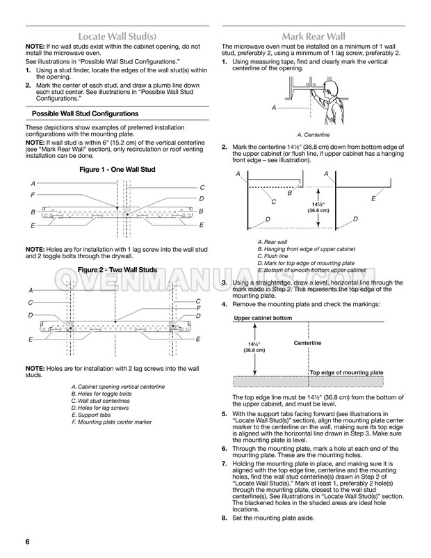 Maytag MMV4203DS Microwave Oven Installation Instructions