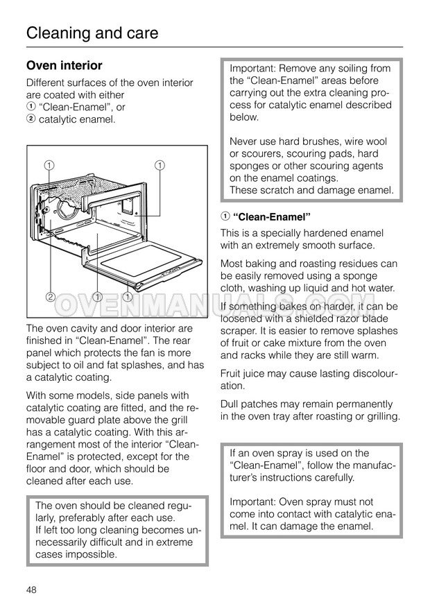 MIELE OPERATING INSTRUCTIONS visual data 2