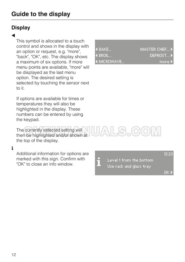 Miele H4080BM Microwave Oven Operating and Installation Instructions