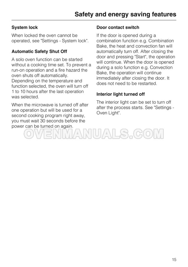 Miele H4080BM Microwave Oven Operating and Installation Instructions