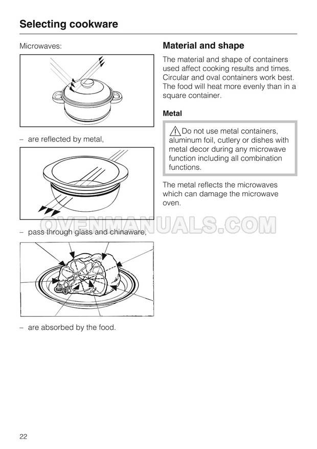 Miele H4080BM Microwave Oven Operating and Installation Instructions
