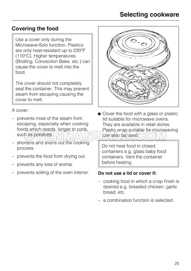 Miele H4080BM Microwave Oven Operating and Installation Instructions