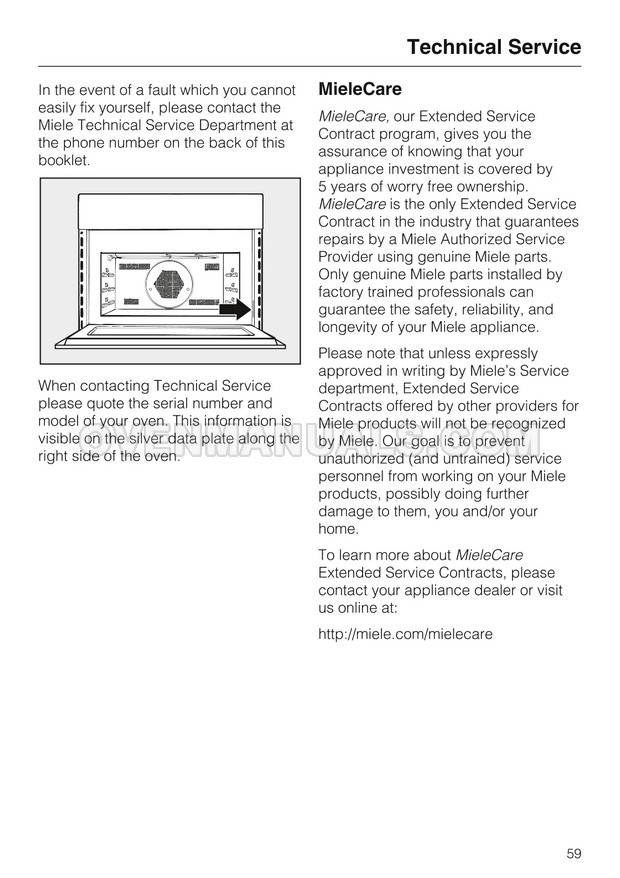 Miele H4080BM Microwave Oven Operating and Installation Instructions