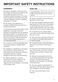 Master Chef H4842BP Operating and Installation Instructions Page #6