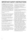 Master Chef H4842BP Operating and Installation Instructions Page #7