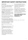 Master Chef H4842BP Operating and Installation Instructions Page #8