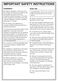 Master Chef H4844BP Operating and Installation Instructions Page #6