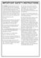 Master Chef H4844BP Operating and Installation Instructions Page #7
