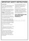 Master Chef H4844BP Operating and Installation Instructions Page #8