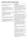 Master Chef H4881BP Operating and Installation Instructions Page #5