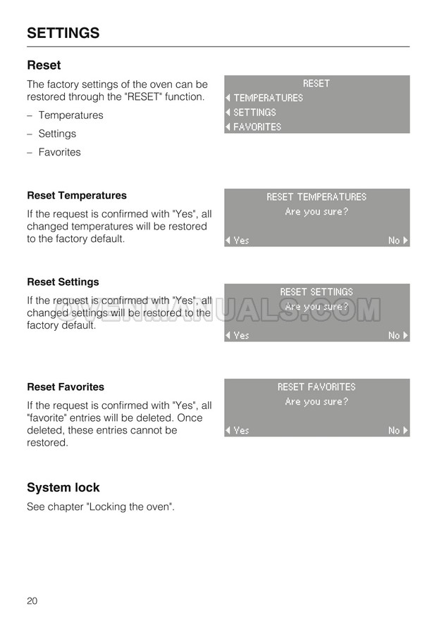 Miele H4882BP Master Chef Oven Operating and Installation Instructions
