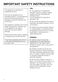 Master Chef H4882BP Operating and Installation Instructions Page #5
