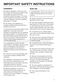 Master Chef H4882BP Operating and Installation Instructions Page #6