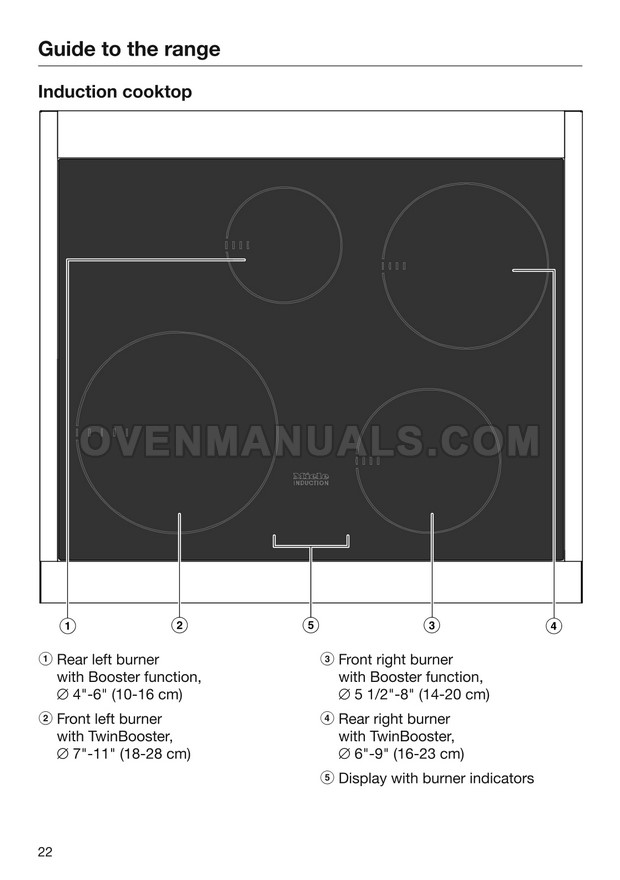 Miele HR 16223 i Range Operating Instructions