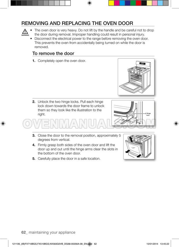 Samsung FX510BGS Range User Manual