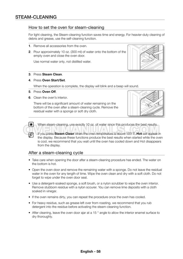Samsung NE58F9500SS Range User Manual