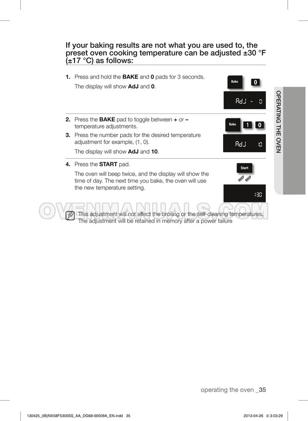 Samsung NX58F5500SS Range User Manual
