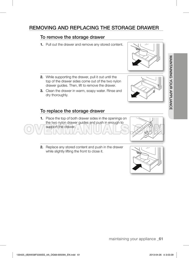 Samsung NX58F5500SS Range User Manual