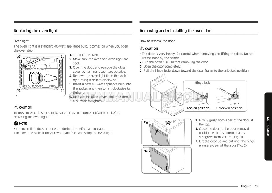 Samsung NX60A6711SS Range User Manual