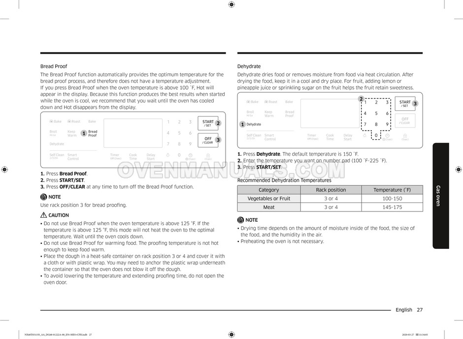 Samsung NX60T8311SS Range User Manual