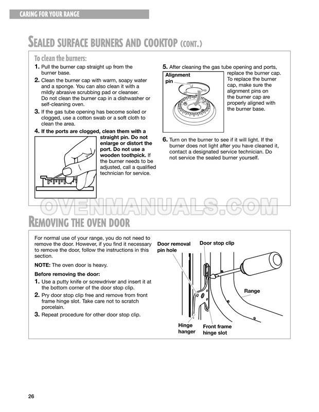 Whirlpool SF385PEG Super Capacity 465 Range Use & Care Guide