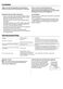 W Collection W7 MW461 UK Use & Care and Installation Guide Page #16