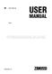 Zanussi ZOE35511XK User Manual